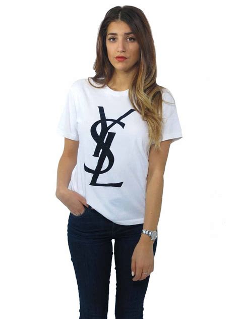 ysl white shirt women's|farfetch st laurent shirts.